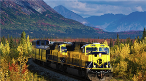 Alaska Railroad train 